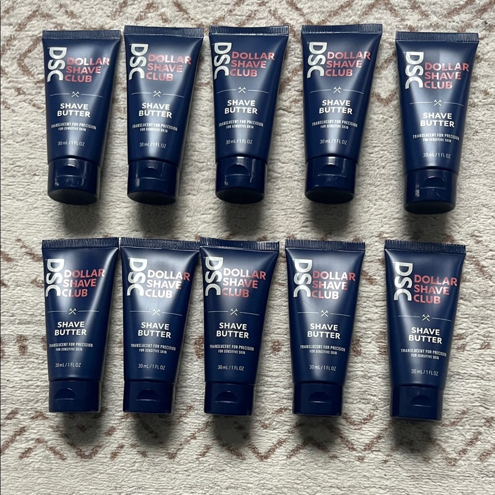 Set of 10 Dollar Shave Club Shave Butter Set